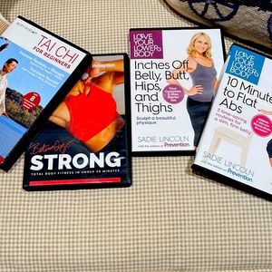 4 DVDs  perfect condition only used once each!